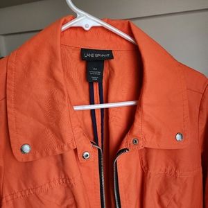 Lane Bryant,  22, Orange Light Weight Jacket